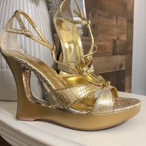 🍃🌸 Baby Phat Wedge Heels Size 10
